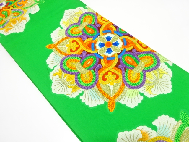 アンティーク　華紋織り出し袋帯（着用可）